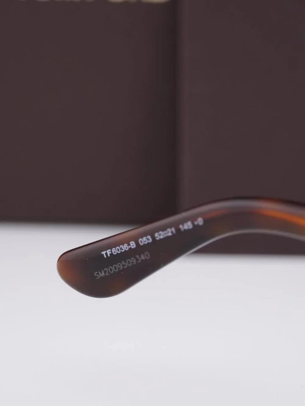 Tom Ford FT6036-B 053 Square Eyeglasses - Blonde Havana 52mm
